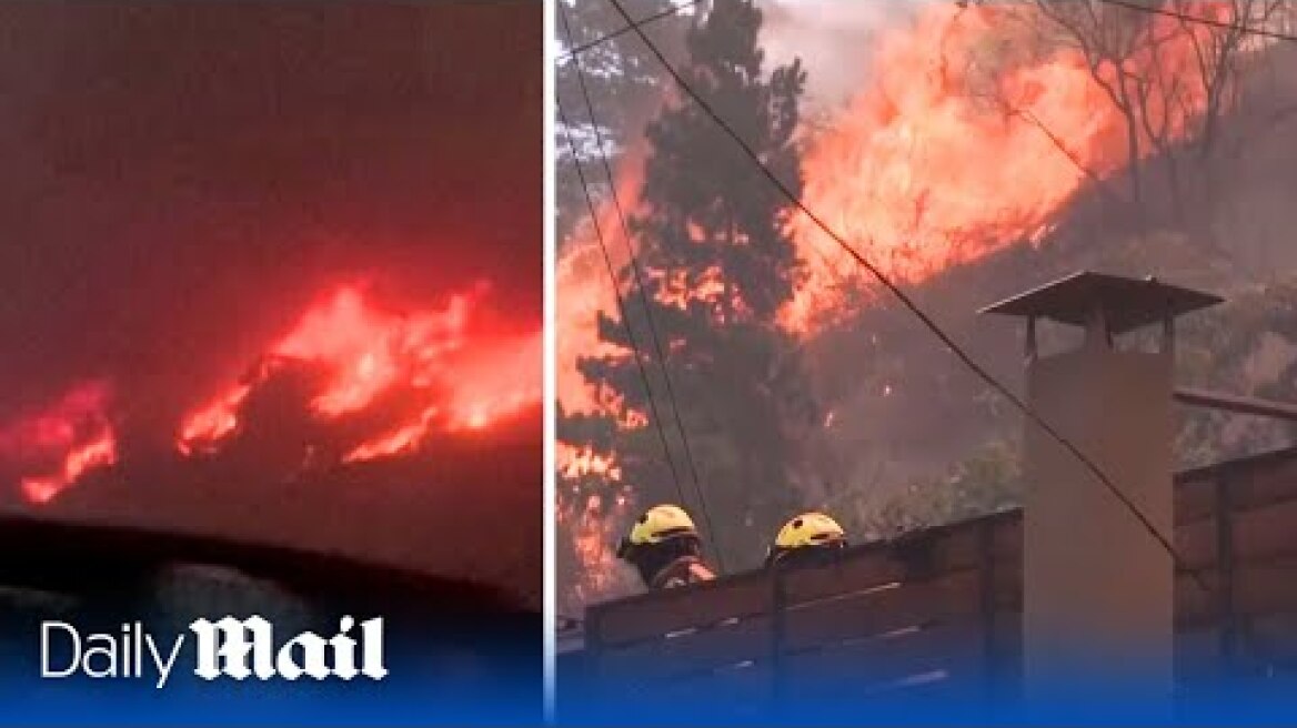 Devastating forest fires raging in Chile kills at least 50 people