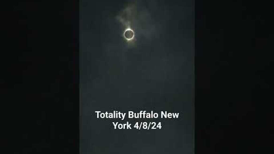 Solar Eclipse Moment Of Totality - Buffalo New York 4/8/24