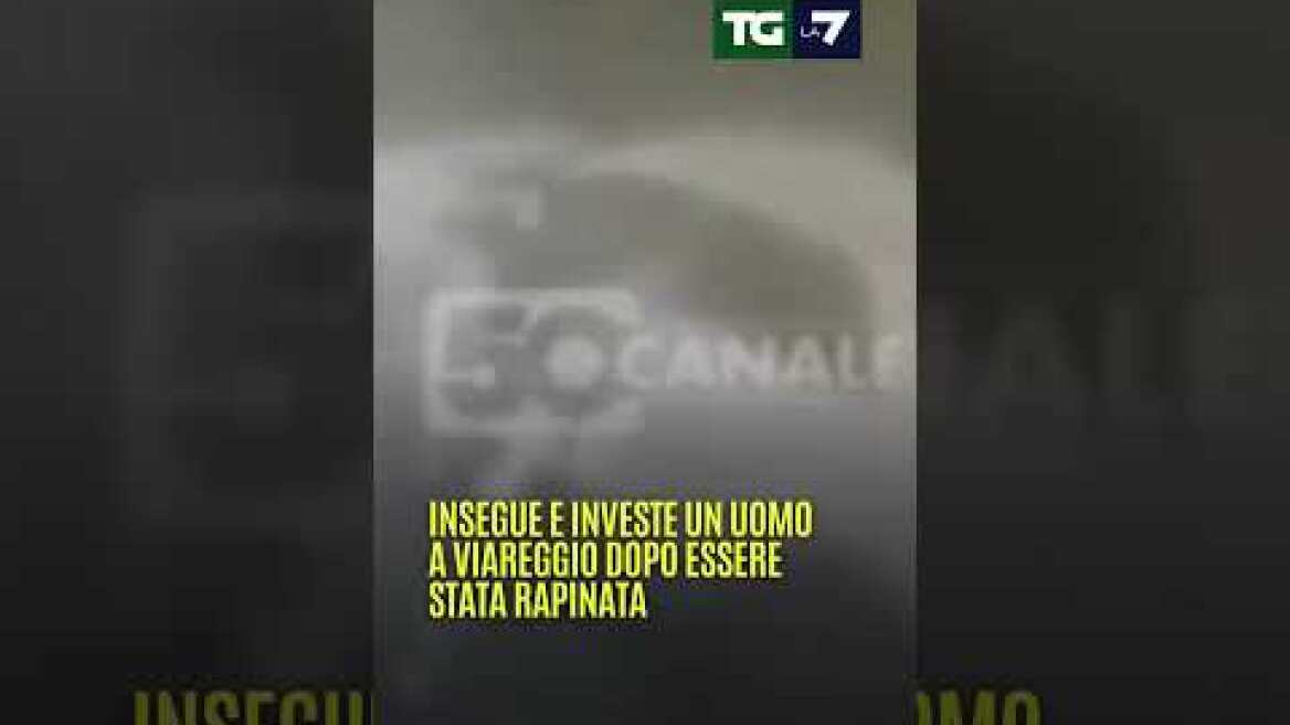 Insegue e investe un uomo a Viareggio dopo essere stata rapinata