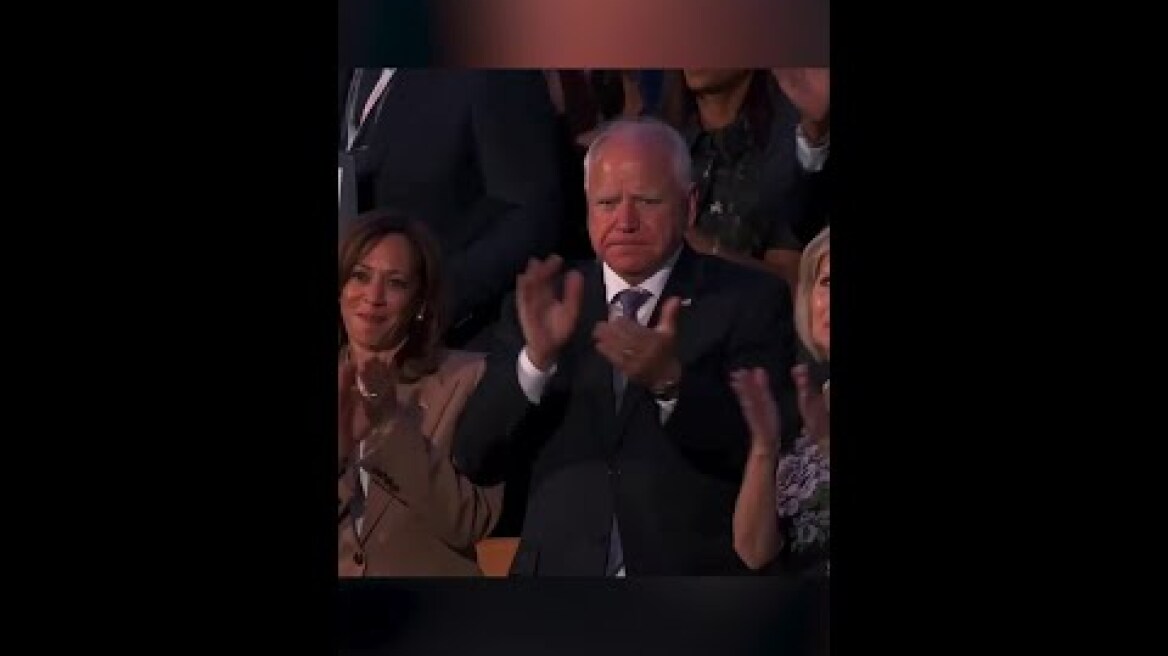 A teary Joe Biden takes the stage at the Democratic National Convention