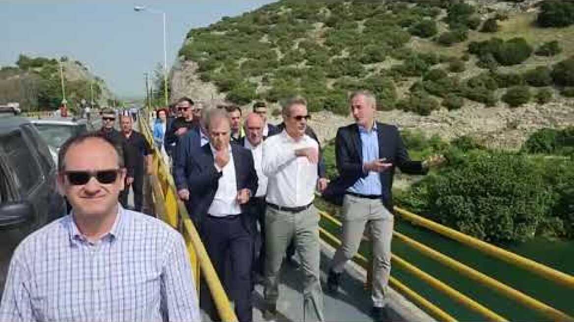 kozan.gr: Στην Υψηλή Γέφυρα των Σερβίων ο Πρωθυπουργός  Κυριάκος Μητσοτάκης