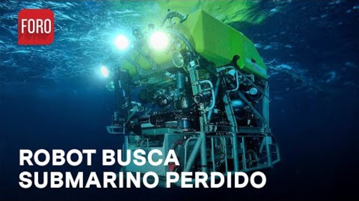 Submarino Titán; Robot Víctor 6000 se une a labores de búsqueda - Paralelo 23
