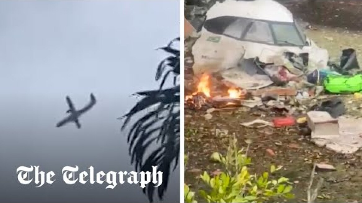 Plane carrying 61 people crashes in Brazil