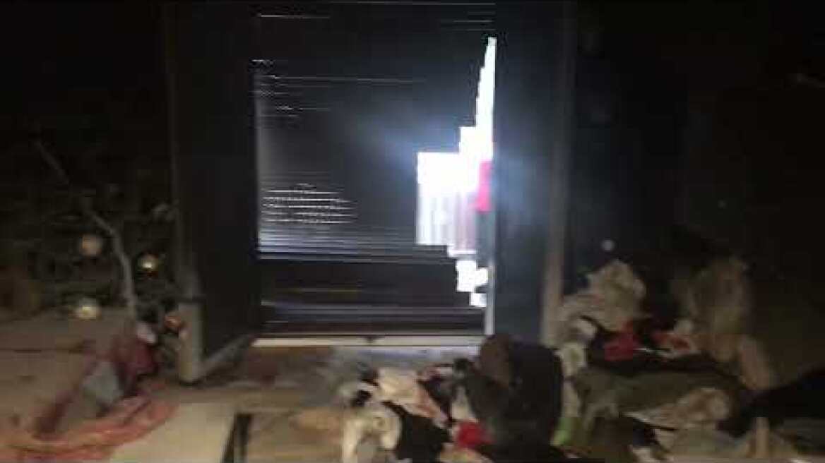 Βίντεο από το εσωτερικό του σπιτιού μετά τη φωτιά