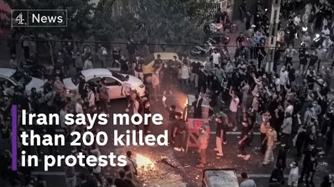 Iran protests: Government says over 200 killed in unrest