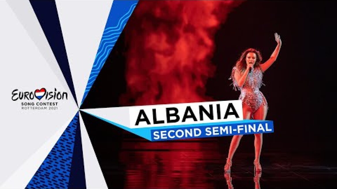 Eurovision 2021 Β΄ Ημιτελικός Σούπερ σέξι η Ελληνοαλβανίδα τραγουδίστρια 