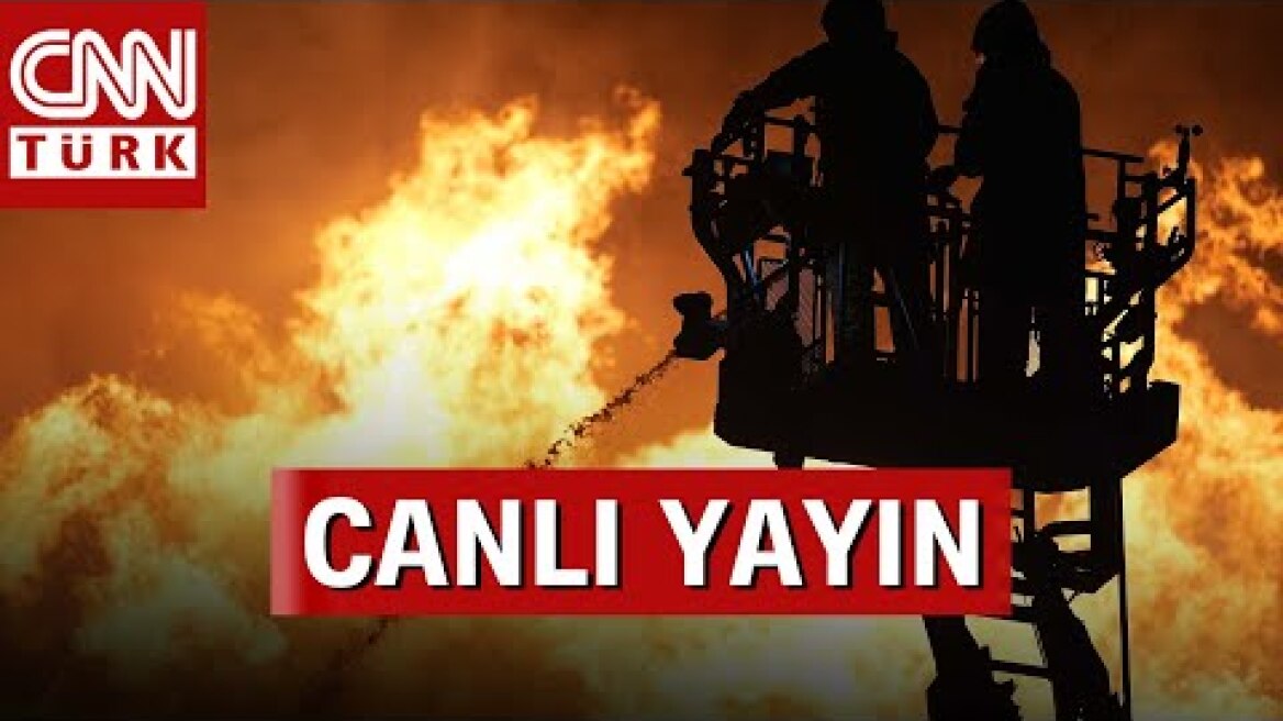 SON DAKİKA | İzmir'de Yangın Sürüyor! Alevler Evlere Sıçradı... #CANLI