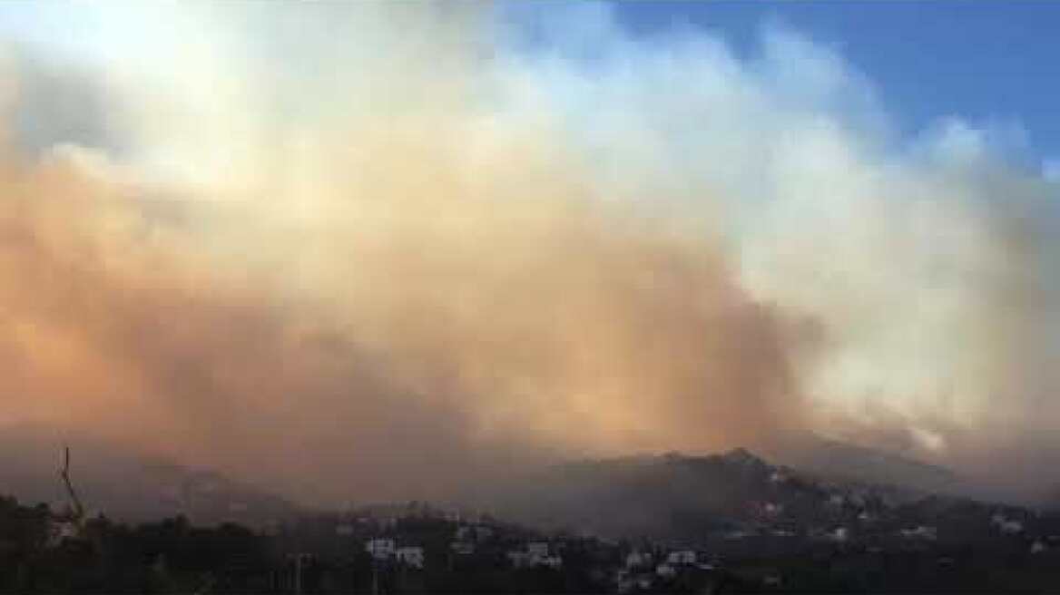 Φωτιά στην Πεντέλη (8)