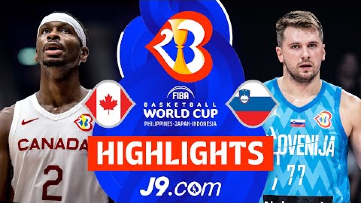 Canada 🇨🇦 vs Slovenia 🇸🇮 | Quarter-Finals | J9 Highlights | FIBA Basketball World Cup 2023