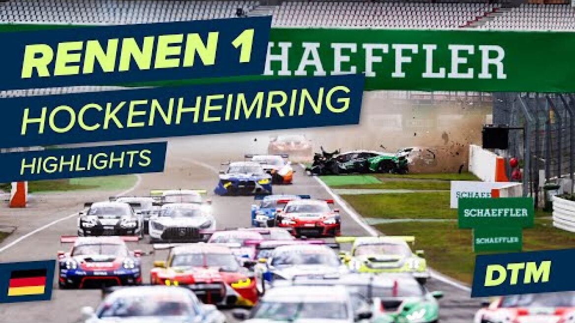 Horror-Crashs im Saisonfinale | Highlights DTM Race 1 - Hockenheimring | DTM 2022