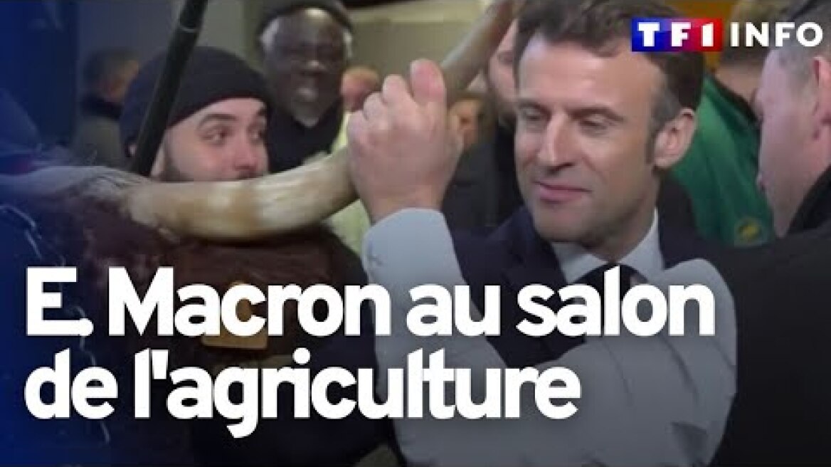 Emmanuel Macron au salon de l'agriculture