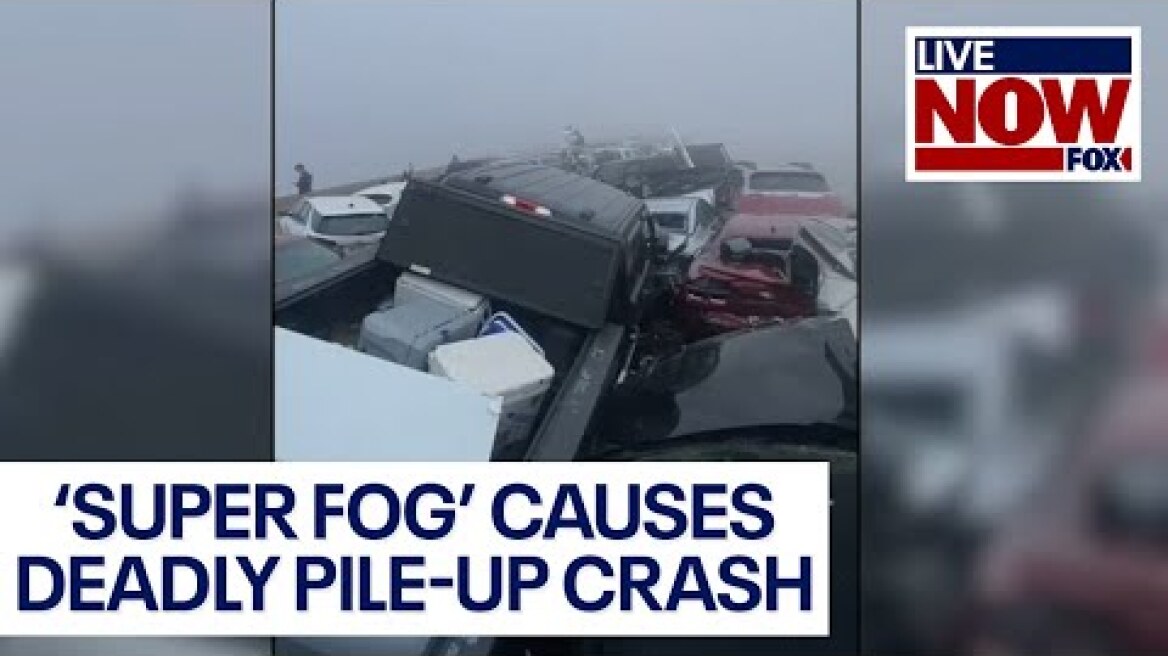 Deadly Louisiana crash caused by 'super fog,' I-55 closed in both directions | LiveNOW from FOX
