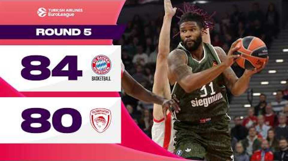 Carsen Edwards 30 pts SEALS the WIN | Bayern - Olympiacos | BASKETBALL HIGHLIGHTS R5 2024-25