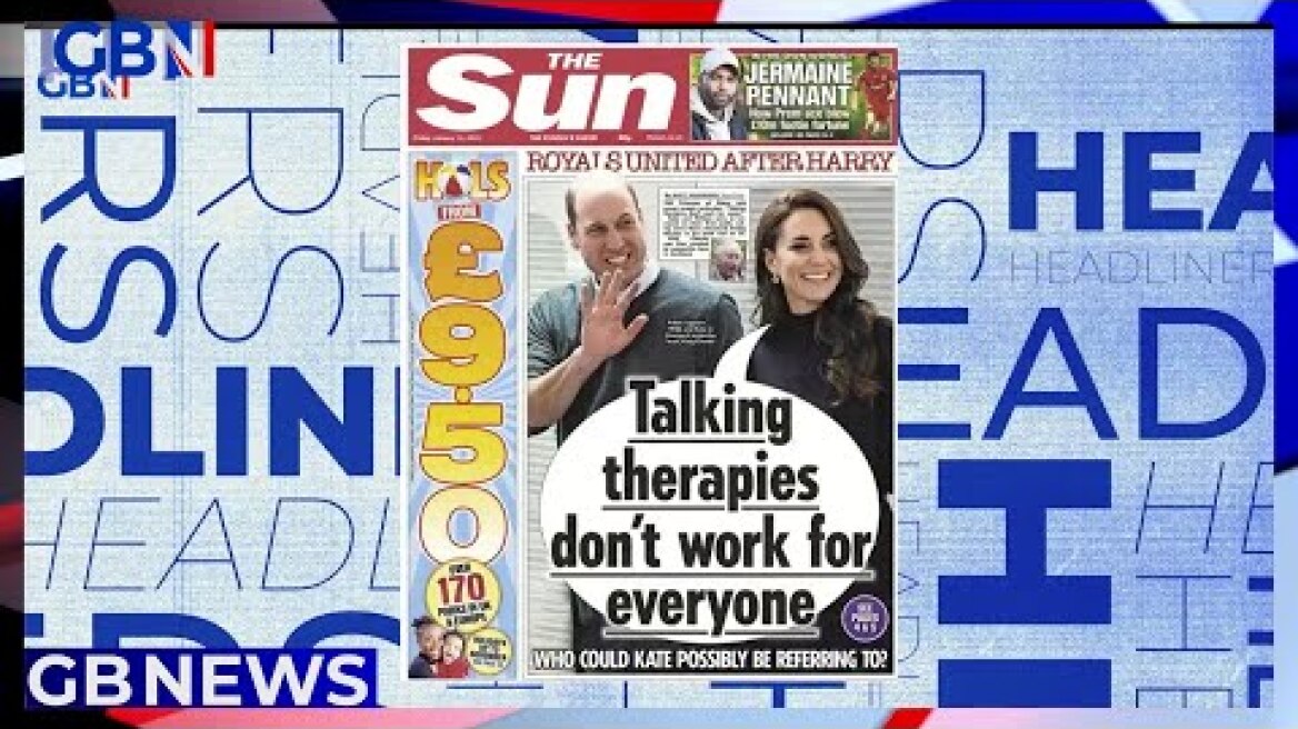 Kate Middleton says "talking therapies don't work for everyone" 🗞 Headliners