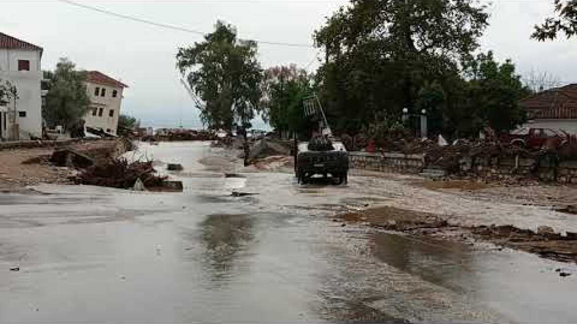 ThessToday.gr - Στρατός στα πληγωμένα χωριά του νοτίου Πηλίου
