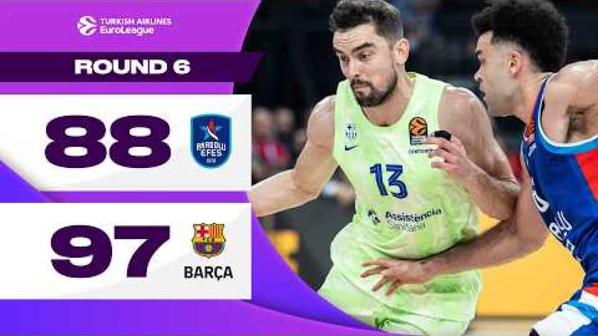 VERSATILE and UNSTOPPABLE | Efes - FC Barcelona | BASKETBALL HIGHLIGHTS R6 2024-25