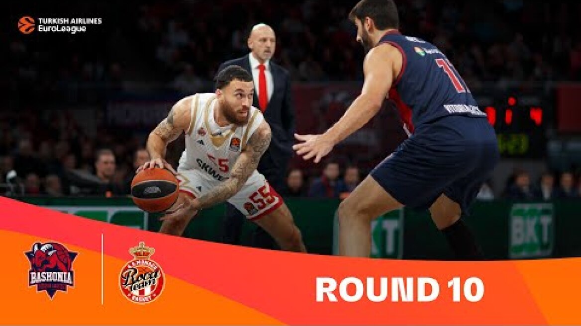 Baskonia Vitoria-Gasteiz-AS Monaco | Round 10 Highlights | 2023-24 Turkish Airlines EuroLeague