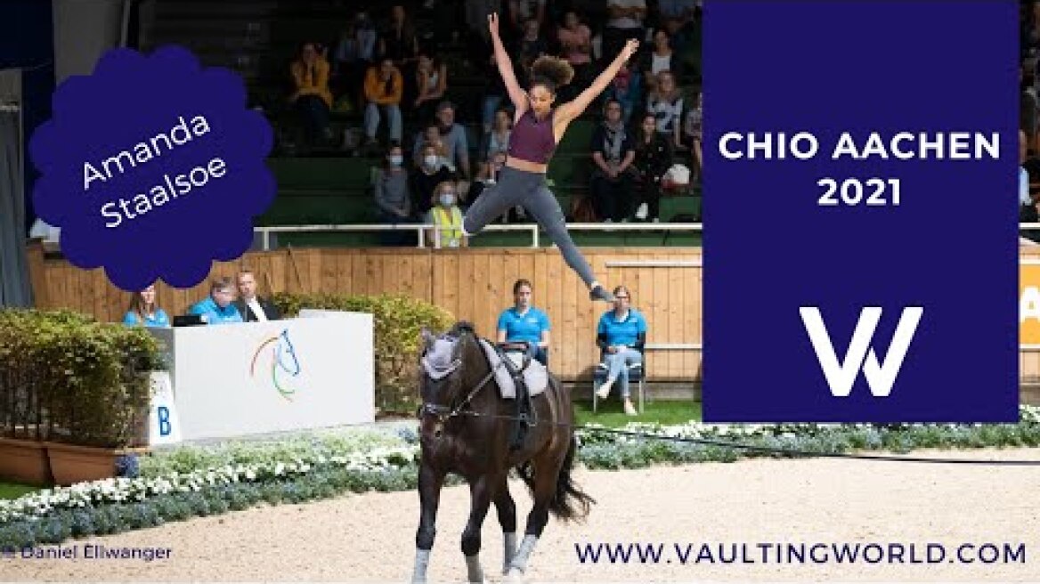 Amanda Staalsoe | Vaulting | CHIO Aachen 2021 | Individuals Female | 10th Place