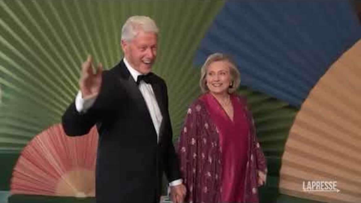 Casa Bianca: da De Niro ai Clinton, i vip alla cena di Stato per Kishida