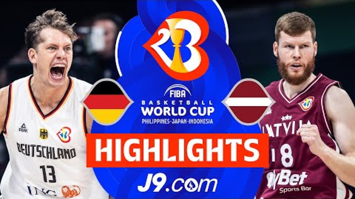 Germany 🇩🇪 Shatters Latvia's 🇱🇻 Cinderella Run, Advances to Semi-Finals! | J9 Highlights | #FIBAWC