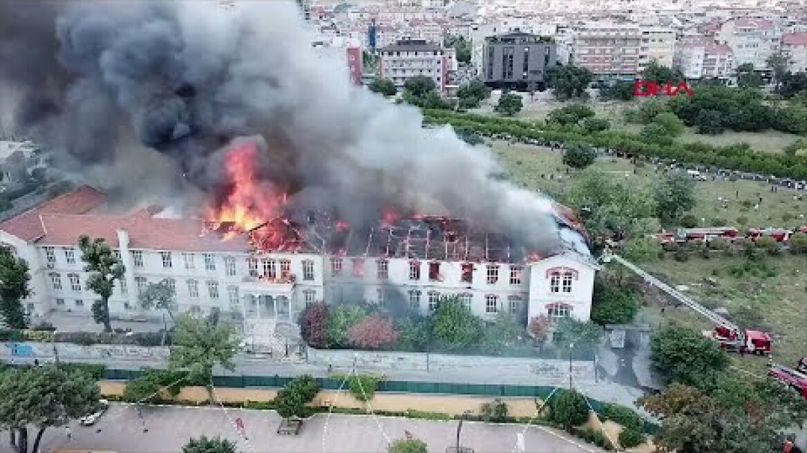 Balıklı Rum Hastanesi'nde Yangın