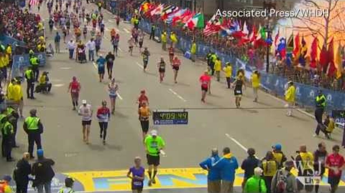 Video Captures Bombs Exploding at Boston Marathon