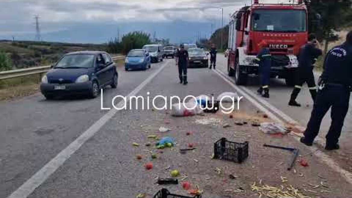 Τραγωδία στη Λαμία - νεκρός αναβατης μηχανής μετά από τροχαίο