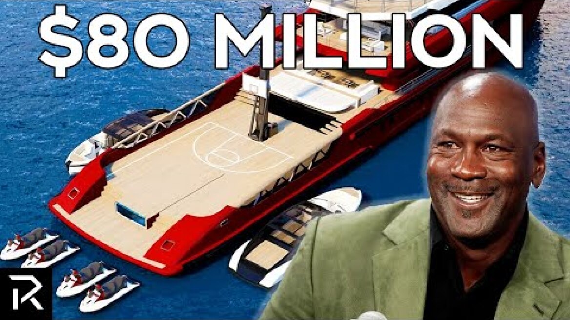 Inside Michael Jordan's $80 Million Basketball Court Yacht