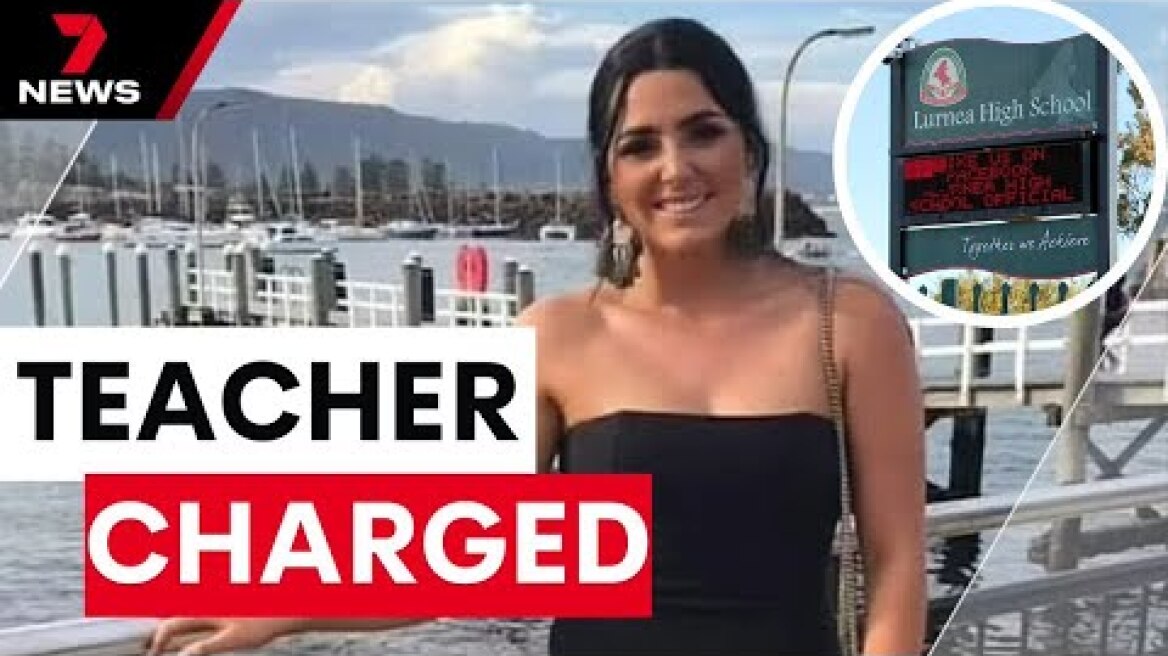 Tayla Brailey charged with having sex with a student at a south-west Sydney school | 7NEWS