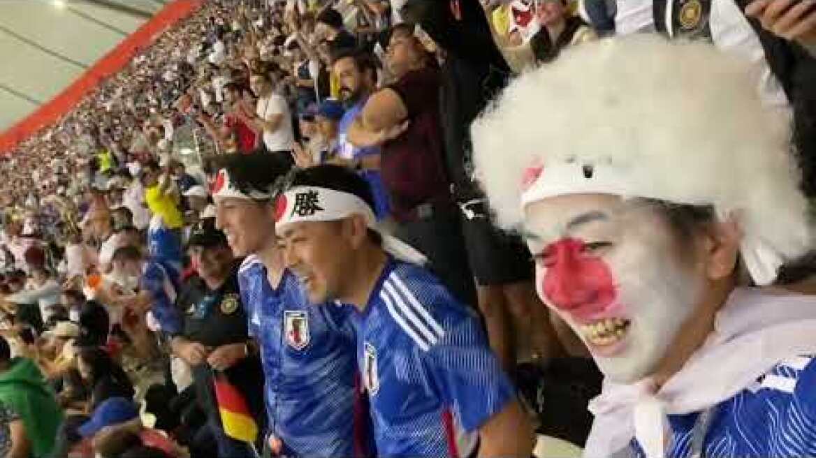 Japan fans celebration after Winning | japan vs germany highlights | world cup