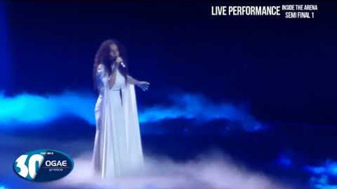 GREECE - Yianna Terzi - Live Performance - Semi Final 1 - Eurovision 2018