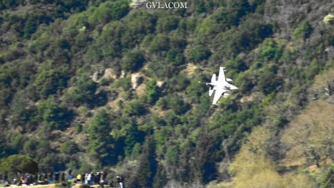 Low Level Flight Hellenic Air Force F-16 Block 52+