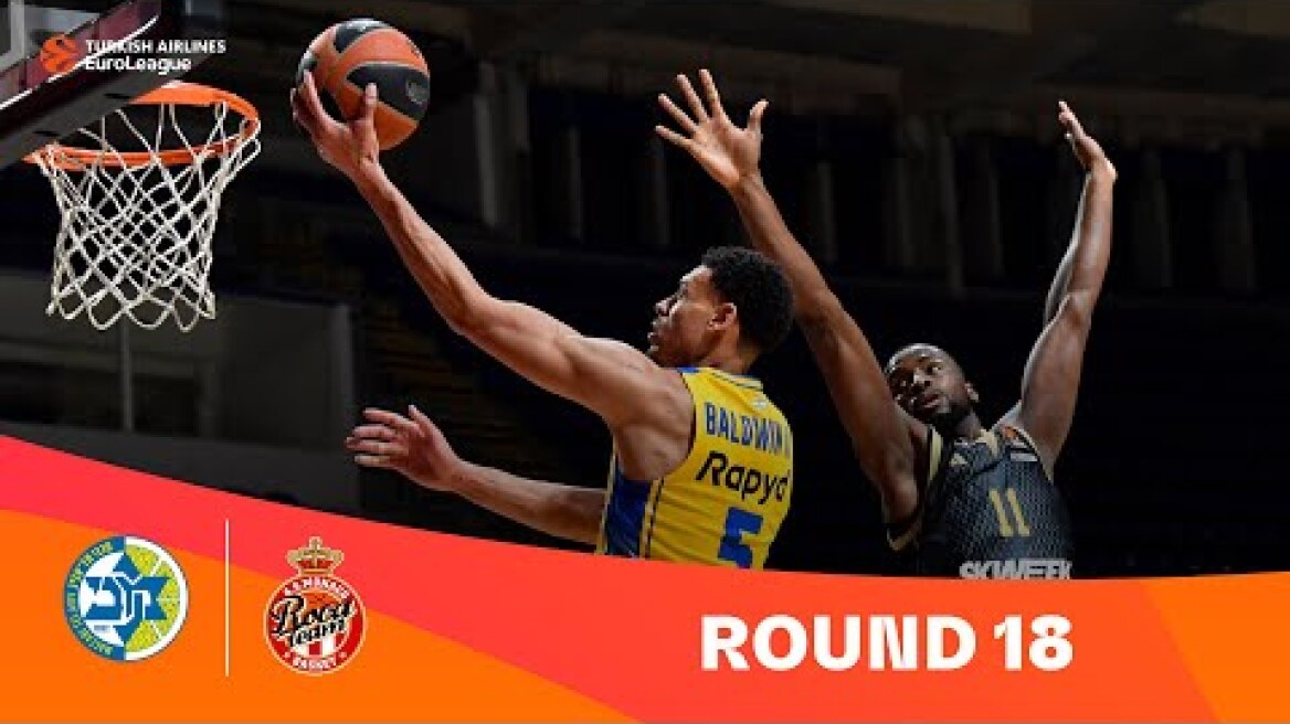 Maccabi Playtika Tel Aviv-AS Monaco | Round 18 Highlights | 2023-24 Turkish Airlines EuroLeague