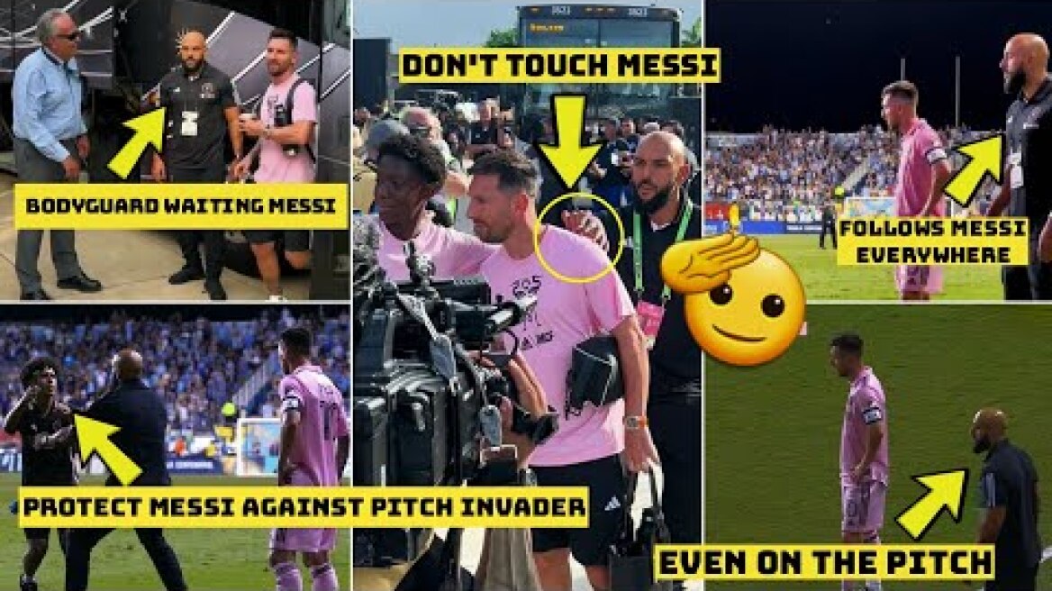 🤯 Messi Personal Bodyguard Follows Him Everywhere Even on the Pitch | 🫡 Messi Bodyguard Is Navy SEAL