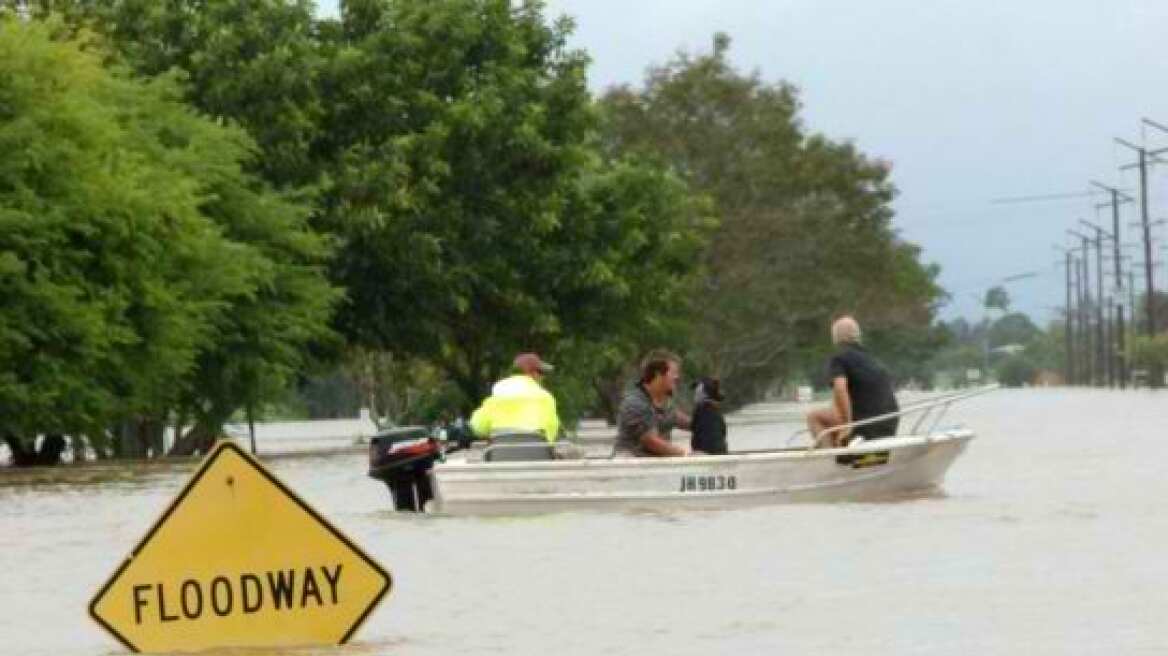 "Βιβλική καταστροφή" από πλημμύρες στην Αυστραλία 