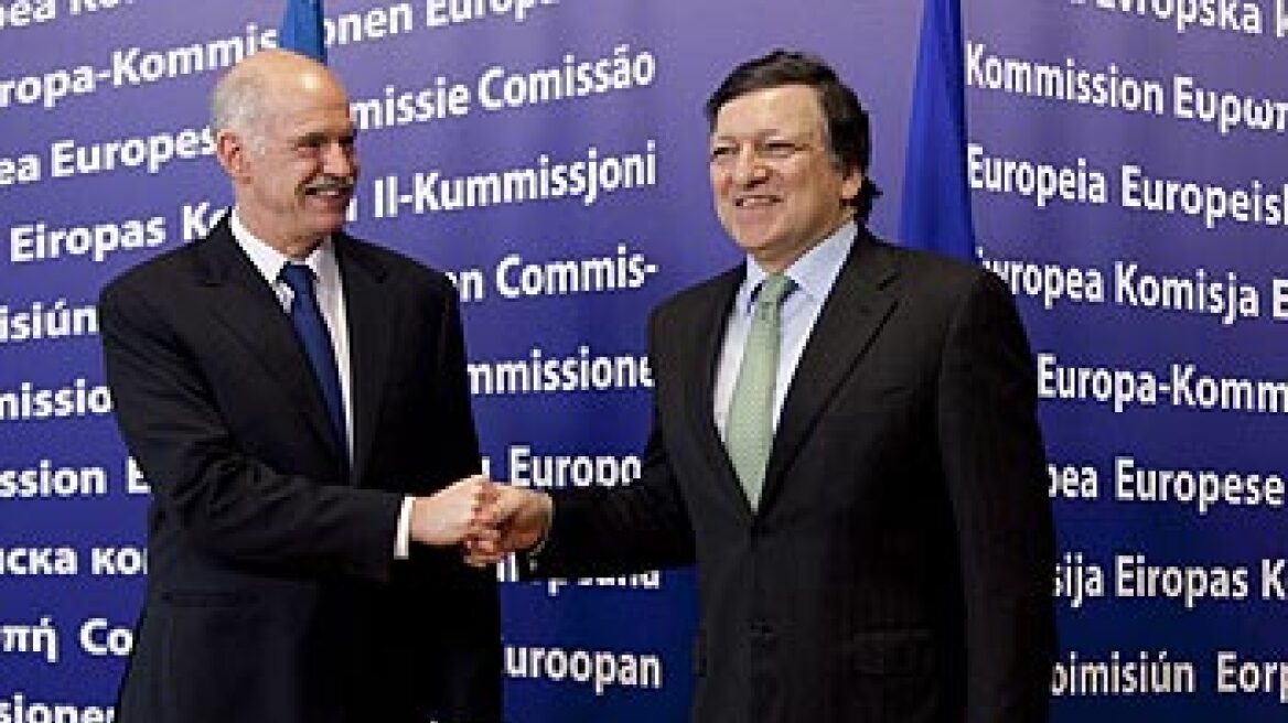 Barroso supports the Greek Government