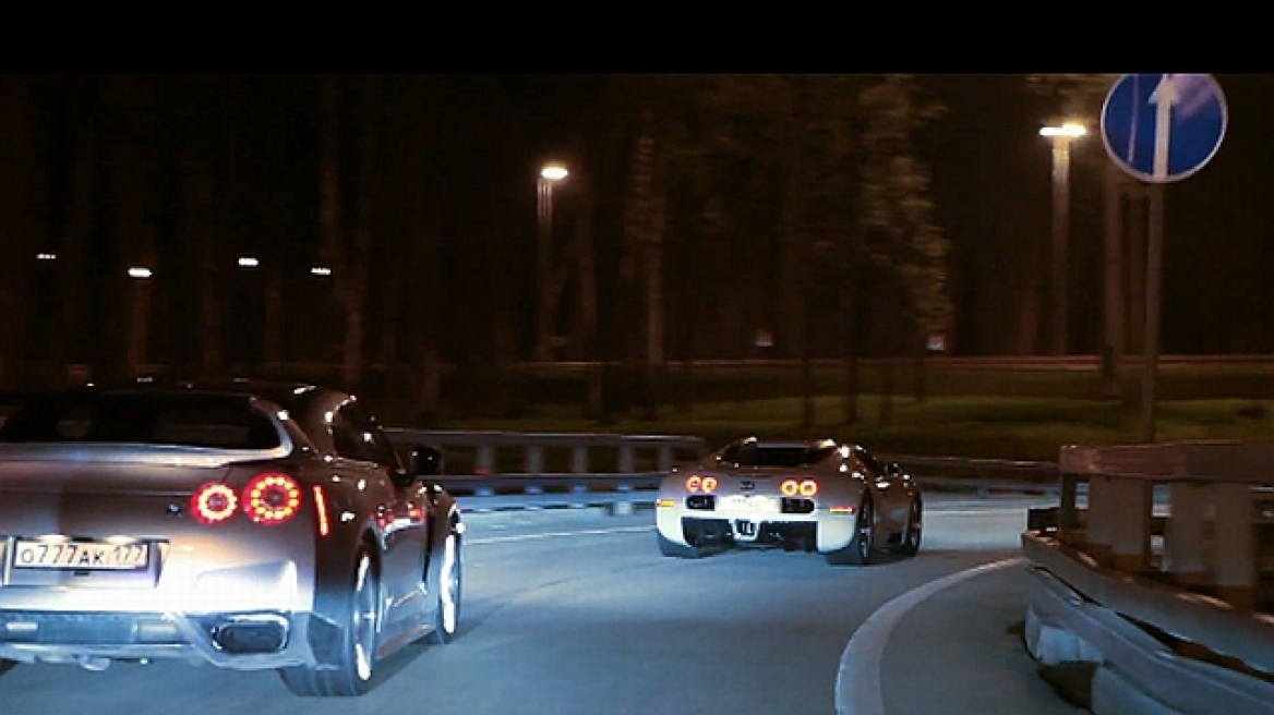 Πλουσιόπαιδα "παίζουν" με Bugatti και GT-R R35