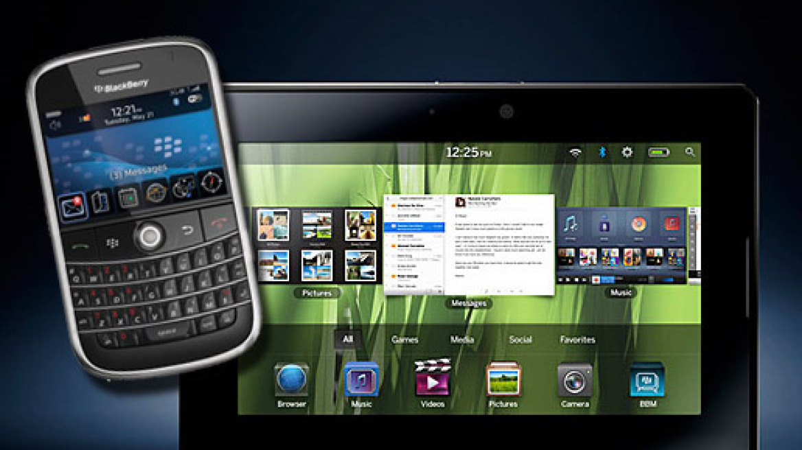 Στο Blackberry το λογισμικό του Playbook 