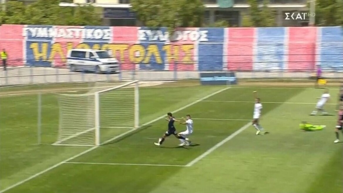 Ηλιούπολη-Καλαμάτα: Η χαμένη ευκαιρία της χρονιάς, οριζόντιο δοκάρι εξ' επαφής - Βίντεο