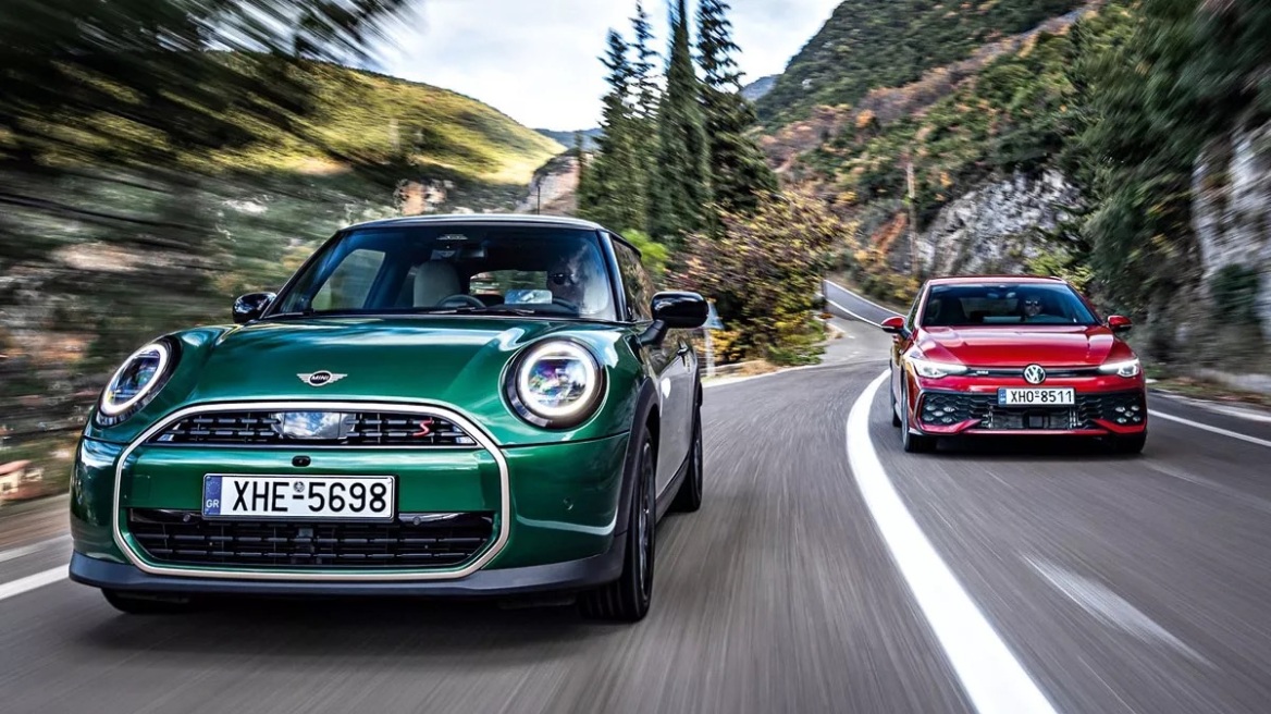 Η μεγάλη σύγκρουση: Mini Cooper S vs VW Golf GTI