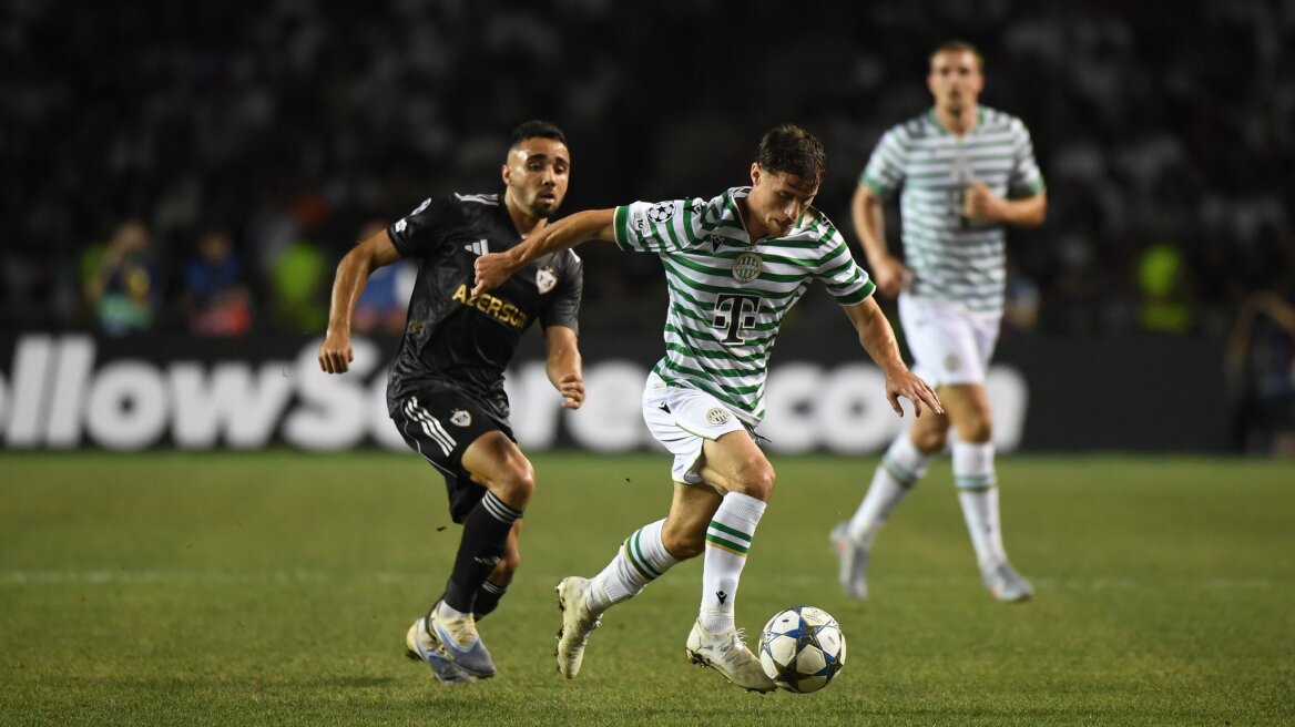 Champions League: Η Καραμπάγκ παρά την εντός έδρας ήττα με 3-2 από τη Φερεντσβάρος πήρε την πρόκριση - Δείτε τα γκολ