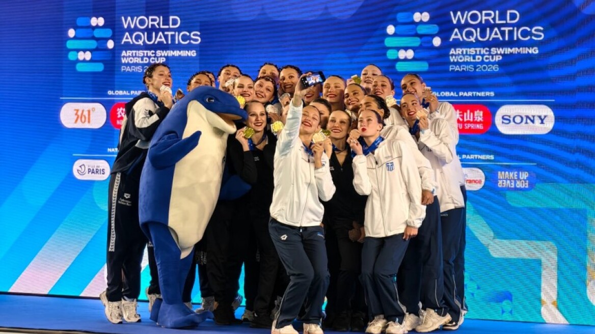 World Aquatics Artistic Swimming World Cup: Χάλκινο μετάλλιο για την Εθνική Γυναικών στο Τεχνικό Ομαδικό
