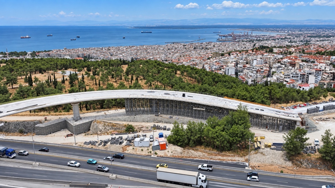 Η μεγαλύτερη υπερυψωμένη λεωφόρος της Ελλάδας σε φάση ολοκλήρωσης