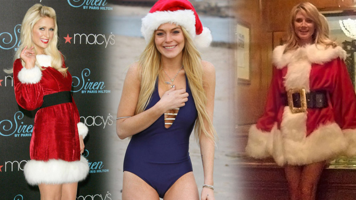 Δείτε Klum, Lohan και Hilton ως Sexy Santas!