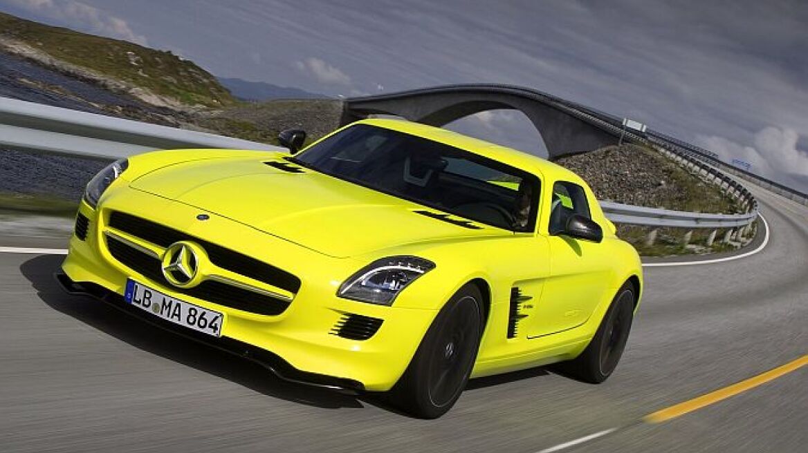 Στις εκθέσεις η ηλεκτροκίνητη Mercedes SLS!