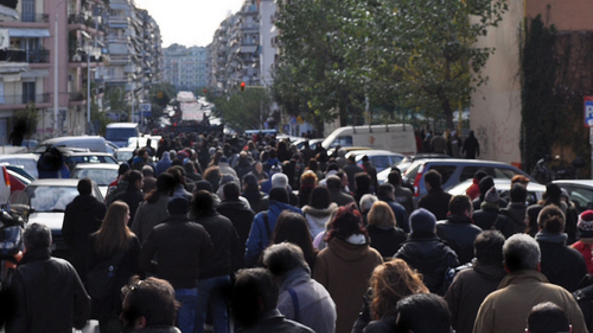 Επεισόδια και στις πορείες της Θεσσαλονίκης