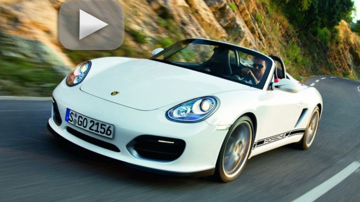 Στα χέρια μας η Porsche Boxster Spyder (video)