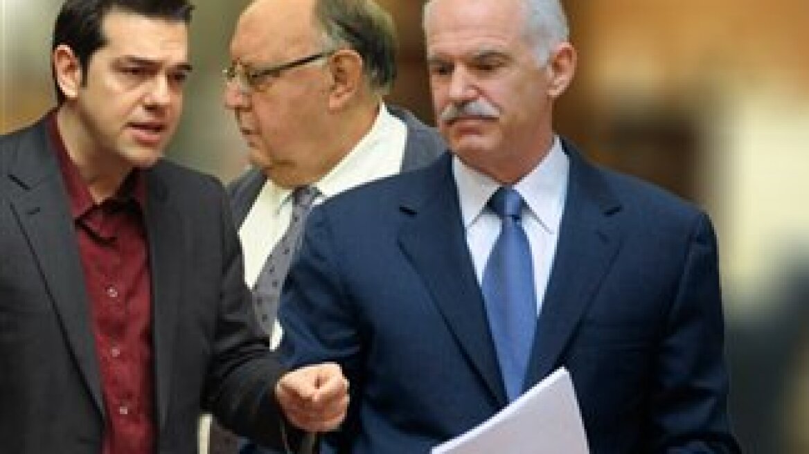 Tsipras to Papandreou: "Reign in Pangalos"