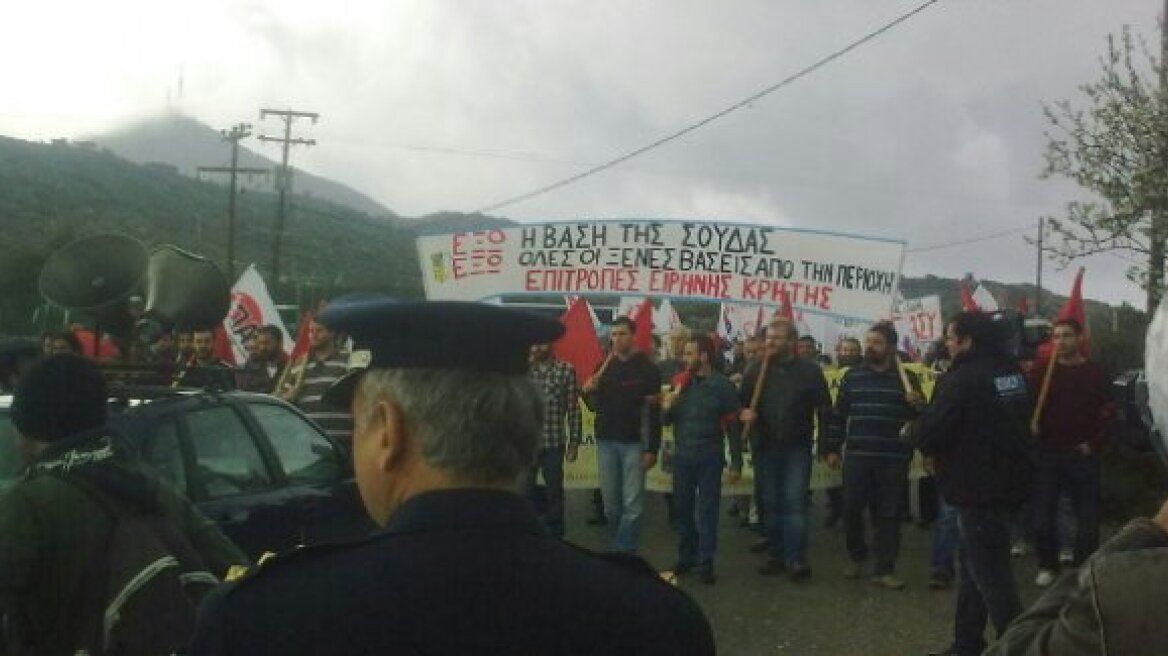 Με επιτυχία το αντιπολεμικό συλλαλητήριο στα Χανιά