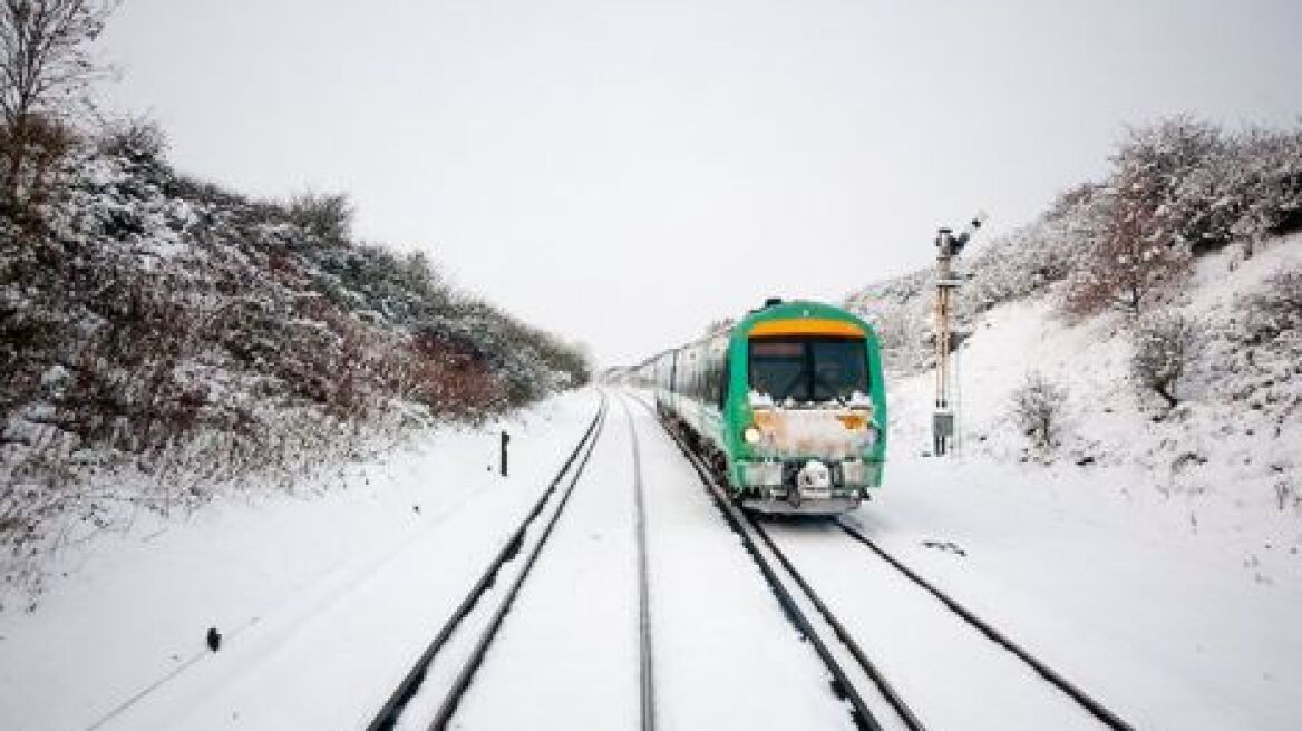 ΟΣΕ: Αναστέλλονται τα δρομολόγια του Snow Train προς Καϊμακτσαλάν